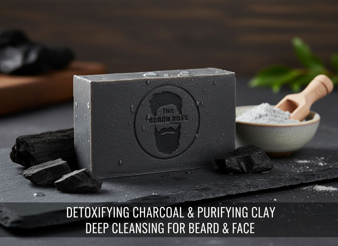 Charcoal and Clay Beard and Face Soap
