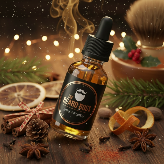 Christmas themed Spice Beard Oil