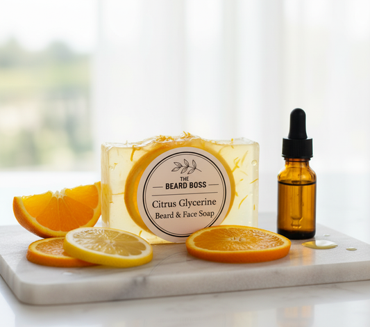 Citrus Glycerine Beard and Face Soap