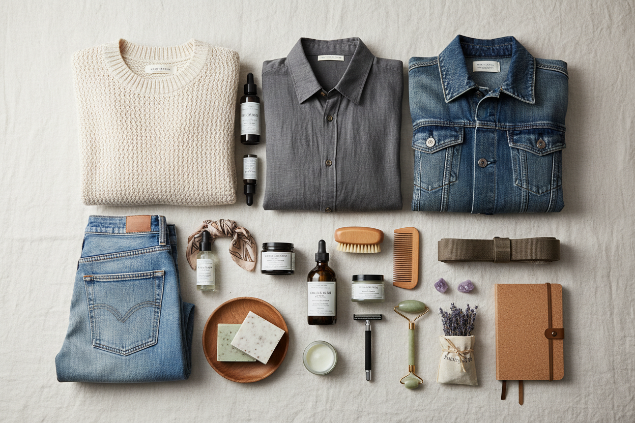 Clothing and self-care lifestyle image