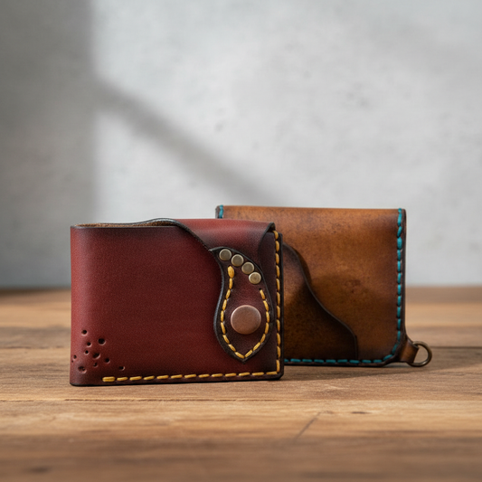 Handmade Leather Card Wallets