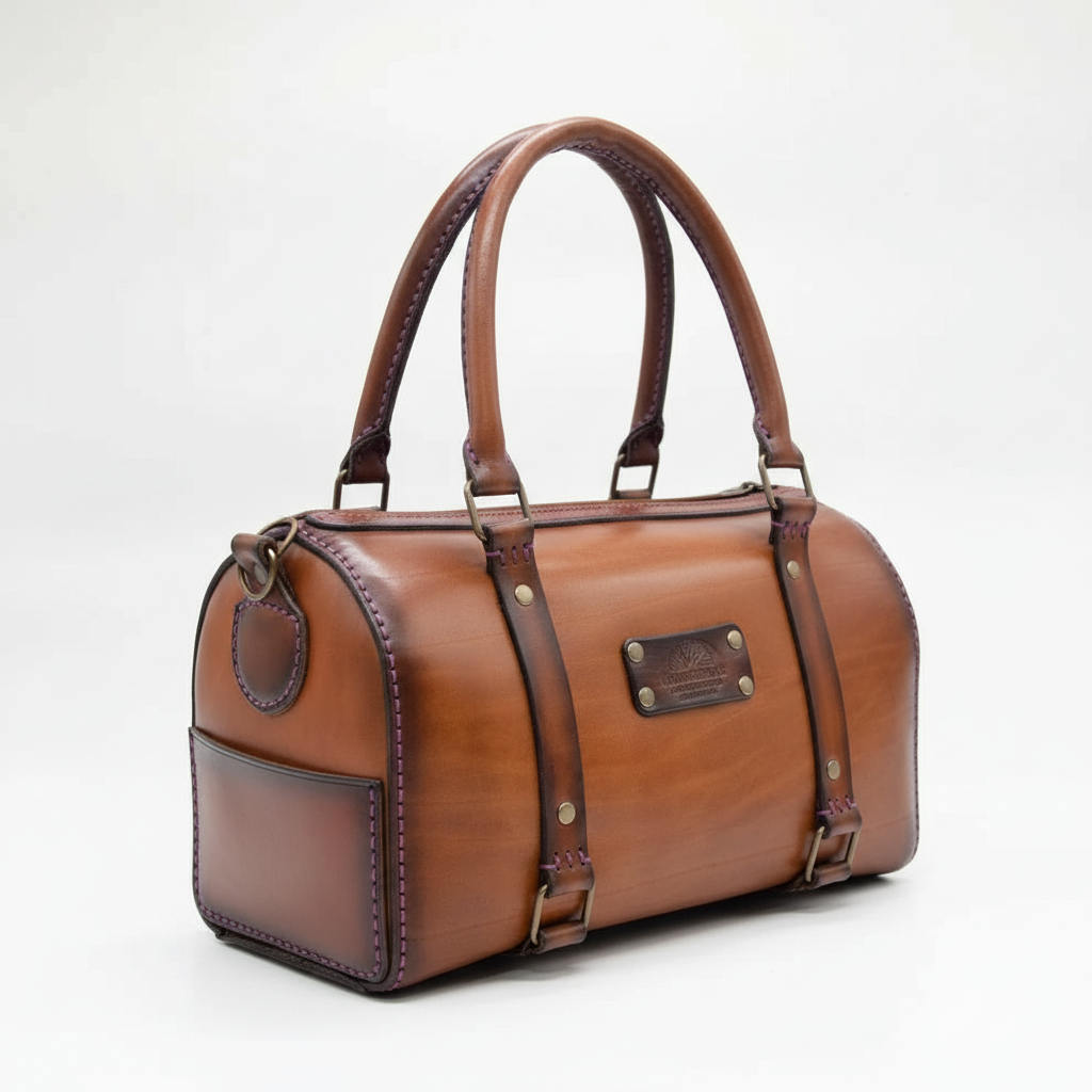 Handmade Leather Small Weekender Bag - Professional