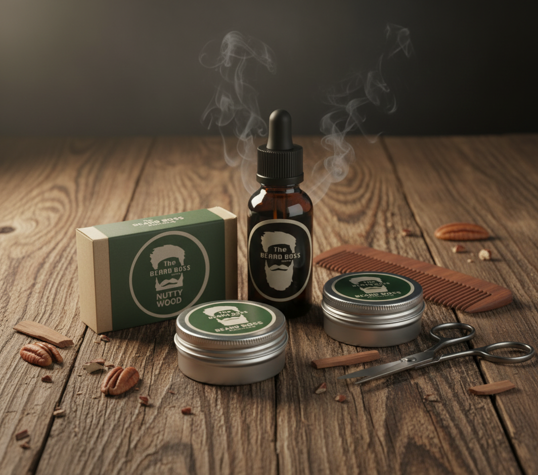 Nutty Wood Beard Care Combo